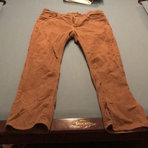 Lightly worn brown j.crew cords.